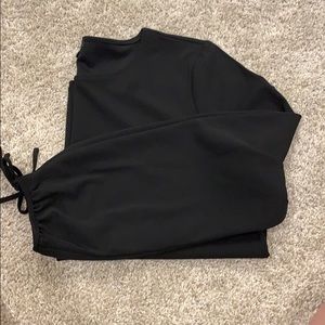 Talbots long sleeve black dress shirt